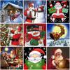 Santa Claus DIY 5D Diamond Painting Full Round Drill Christmas Diamond Embroidery Cross Stitch Kits Gift Wall Art Home Decor