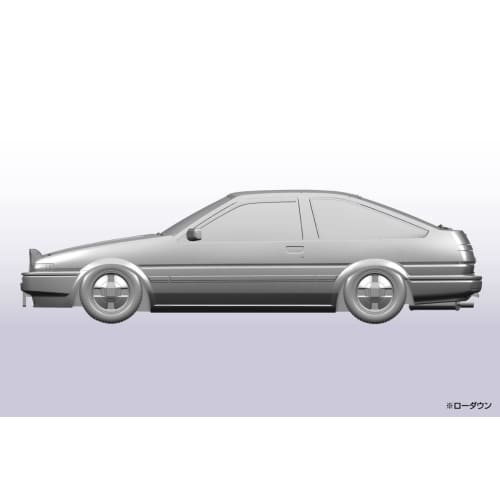 Aoshima Bunka Kyozai (AOSHIMA) 1/32 The Snap Kit Series Toyota Sprinter Trueno High Flash Two-Tone Pre-Colored Plastic Model Kit 16-B