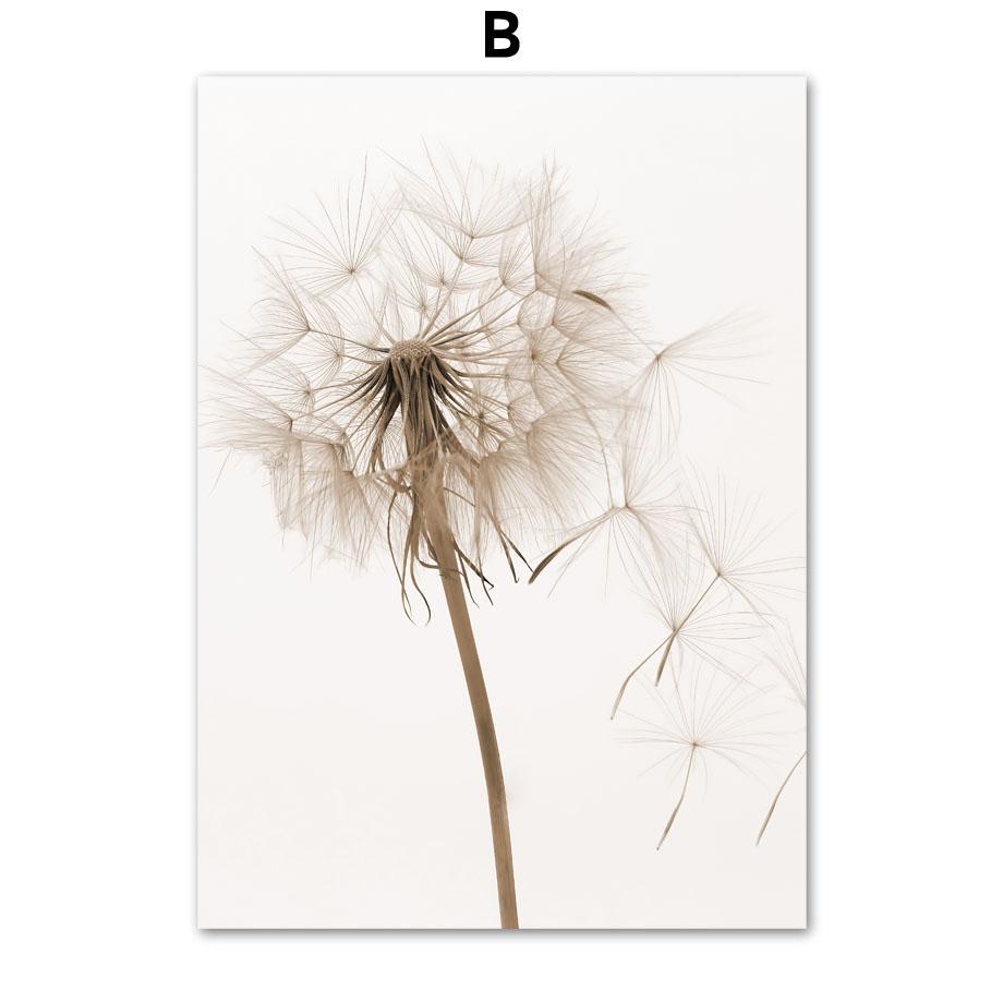 Растение, пейзаж, цветок, пшеница, тростник, трава, одуванчик, птица, постеры, печать, настенная живопись на холсте, украшение для дома в помещении, гостиной