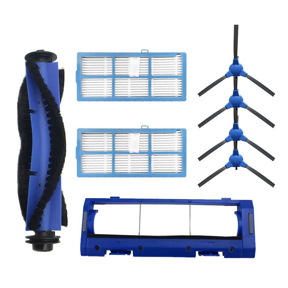 Рулонная основная щетка Моющийся фильтр Боковые щетки Детали ткани для мытья полов для робота-пылесоса Coredy R550 R500 + R600 R650 R750 D400