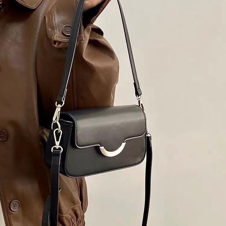 JIAERDI Vintage Black Handbag Women Leather Square Sle Shoulder Bags Ladies Fashion Elegant Premium Exquisite Crossbody Bag 2025
