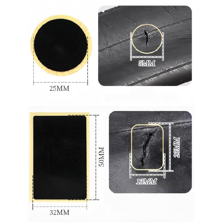 Безклеевые заплатки для ремонта проколов велосипедных камер Bycicles Inner Tube Puncture Patches for Bicycles Mountain Bike