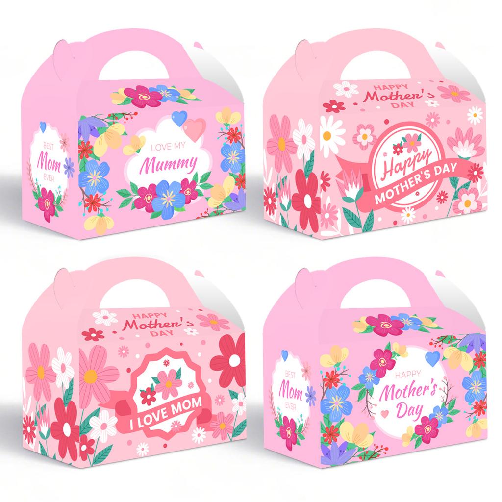 Mother'S Day Party Decoration Mother'S Day Snacks Candy Handheld Box Gift Box Mother'S Day Gift