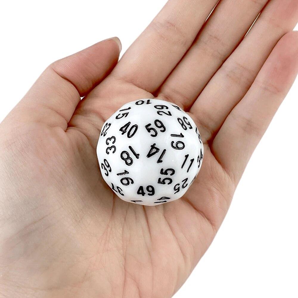 D60 игральные кости 1 шт. пластиковый шар для настольных игр настольные игры подарок на день Святого Валентина