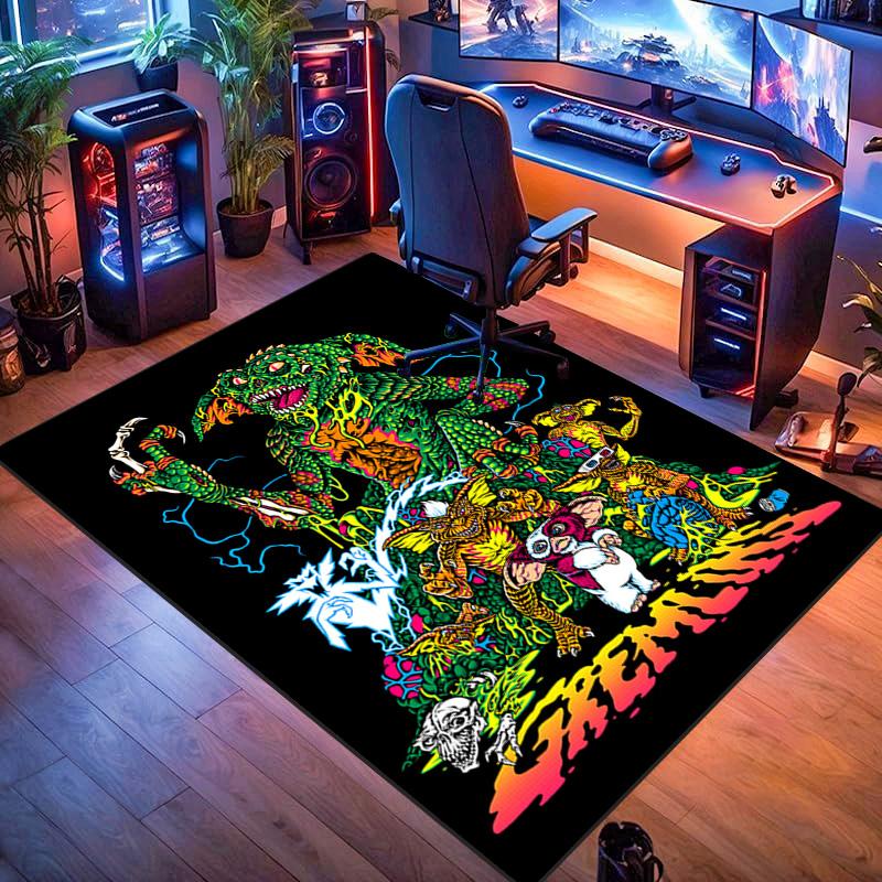 Gremlins Festive Chaos carpet Suitable for all seasons Living room and bedroom mats Dormitory decoration Bathroom mat Christmas gifts
