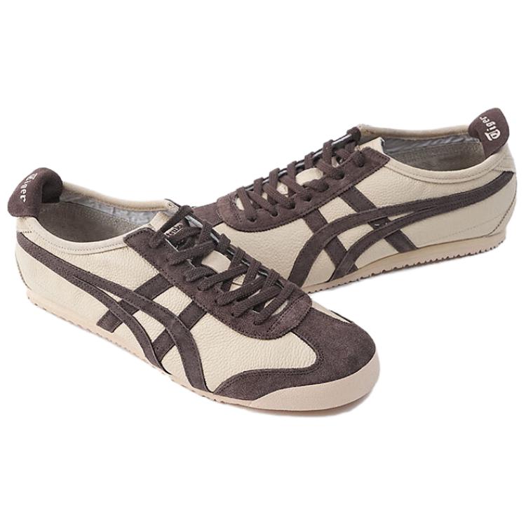 ONITSUKA TIGER Кроссовки унисекс Mexico 66 бежево-шоколадно-коричневые 1183C076-256