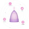 Silicone Menstrual Cup Set with Storage Bag for Women