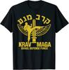 100 Cotton Oneck Summer Short Sleeve Casual Unisexs Tshirt Krav Maga Defense Force Idf Combat System Tsize S5xl