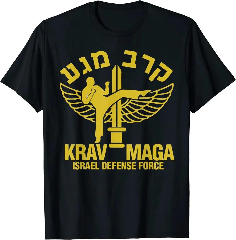 100 Cotton Oneck Summer Short Sleeve Casual Unisexs Tshirt Krav Maga Defense Force Idf Combat System Tsize S5xl
