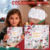 The Christmas Coloring Book Features  And Holiday Designs, Relaxing Daily Countdown Fun For Both Adults And Children