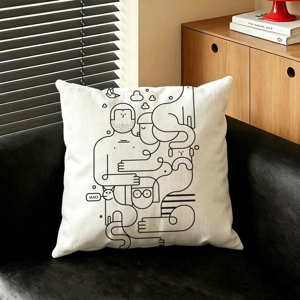 Artist JJonathan CCalugi Cushion Cover Creative  pillowcases for interior decoration office living room home Car hot