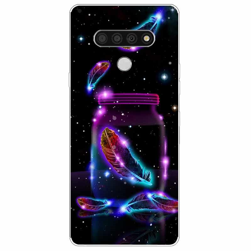 Мягкий чехол с принтом для LG K51 K61 V50 V60 Thinq, милый силиконовый чехол-котик для LG K61 V50 Thinq, чехлы K 61, противоударная оболочка-сумка