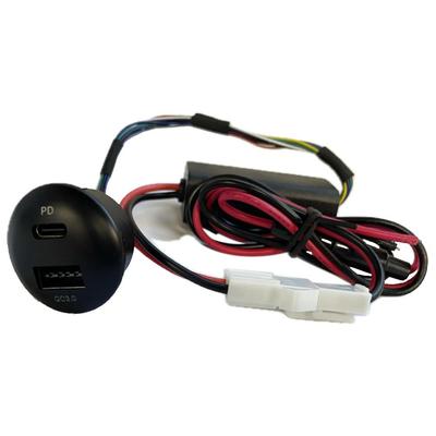 Комплект расширения с круглым USB и портом PD, совместимый с Jimny JB64W/JB74W, QC3.0