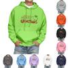 Men's Print Hooded Sweatshirt Long-Sleeve Casual Pullover Hoodie Hooded Sweatshirt