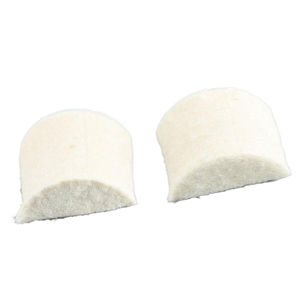 2PCS Lightweight Design Drum Pedal Beater Felt Material Replacement Beater Pads For Drummers