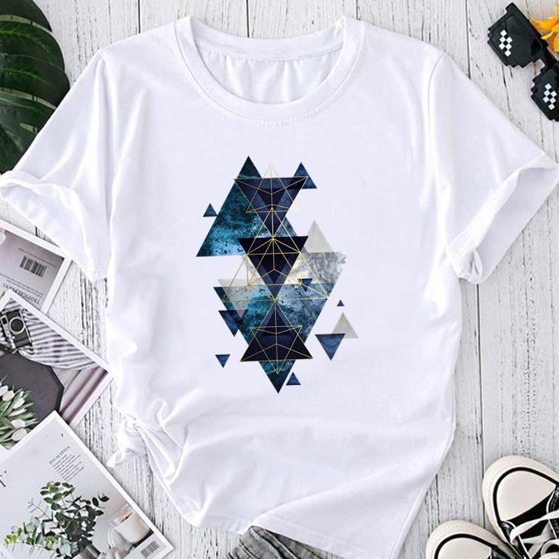 (Азиатский размер) Модная футболка с графическим принтом и забавным трендом, милая женская повседневная футболка, повседневная женская летняя футболка с коротким рукавом