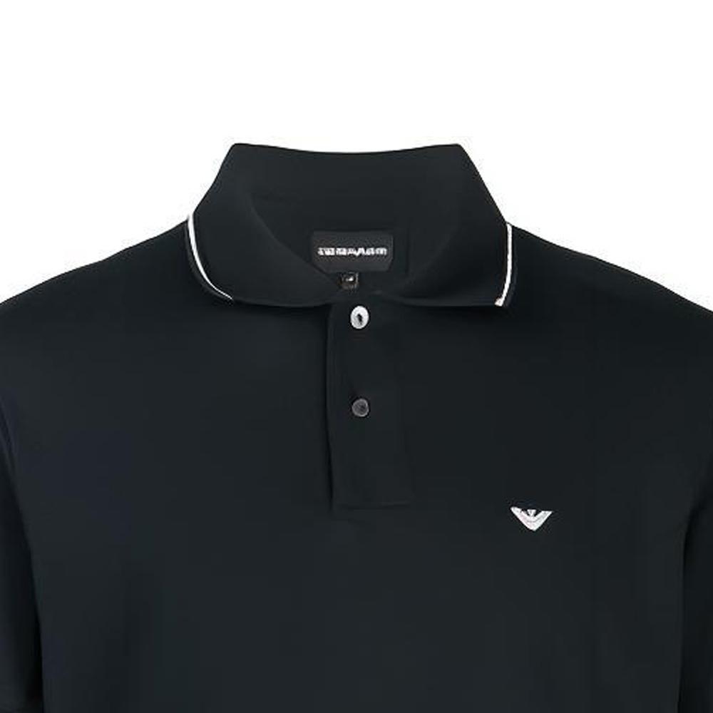 Emporio Armani logo-print cotton polo shirt 8N1FB3-1JPTZ-0585
