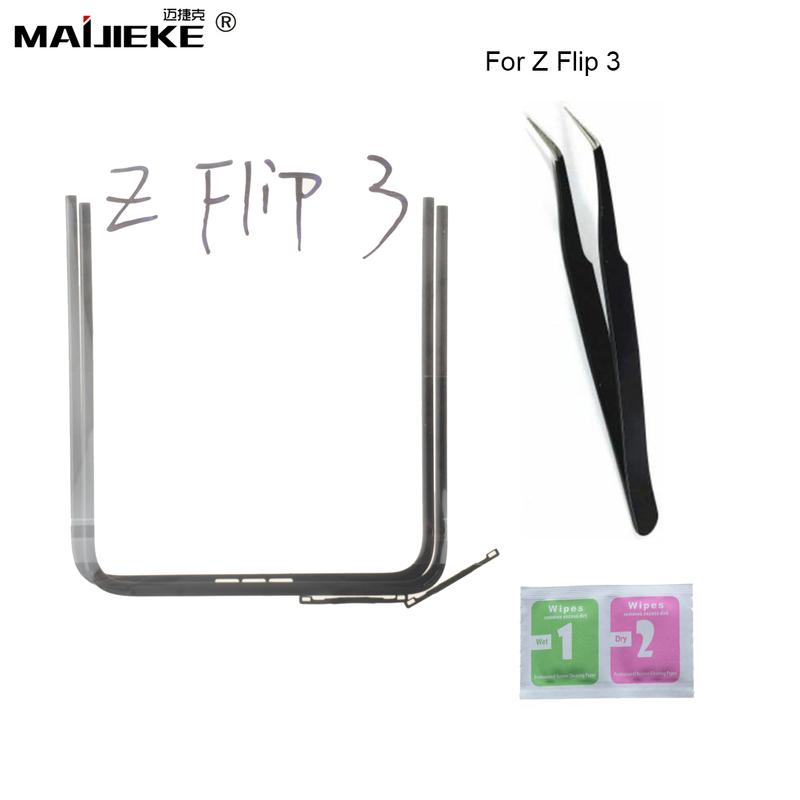 MAIJIEKE ЖК-дисплей Экран Пластина Рамка Для Samsung Galaxy Z Flip 5 3 4 F711 F721B Z Fold 5 4 3 Центральная Рамка Замена