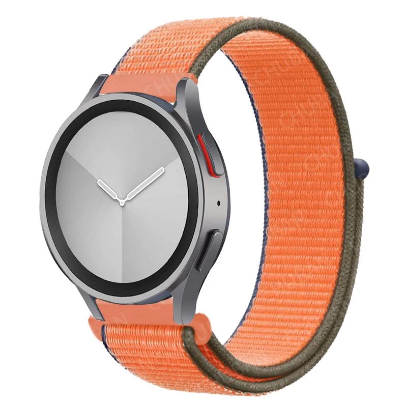 Nylon Loop Band For Samsung Galaxy Watch 6/5/pro/4/Classic/active 2 43-47-44mm 20mm/22mm Sport Bracelet Huawei Gt 4/2/e/3 Strap