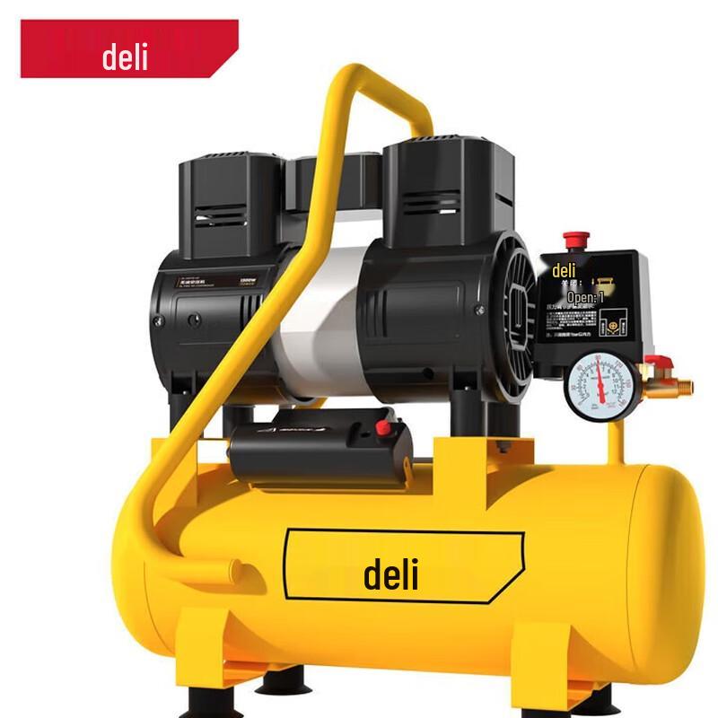 Deli 1300 Вт 15 л Портативный безмасляный воздушный компрессор