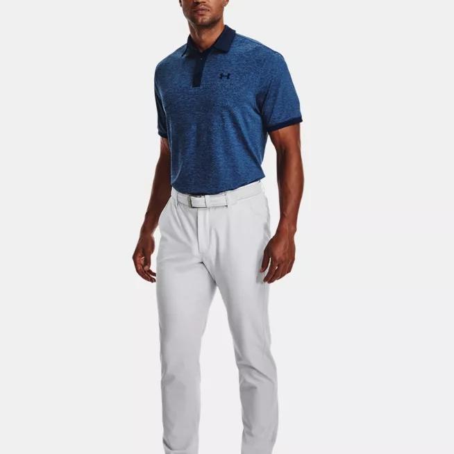Under Armour Playoff 2.0 Polo Shirts Men's Blue Polo Collar Moderate Straight Fit Unisex 1367864-409