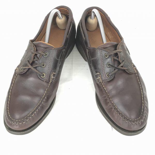 Винтажные кожаные мокасины Allen Edmonds Key Largo, темно-коричневые, 28.5(ИСПОЛЬЗОВАЛ)