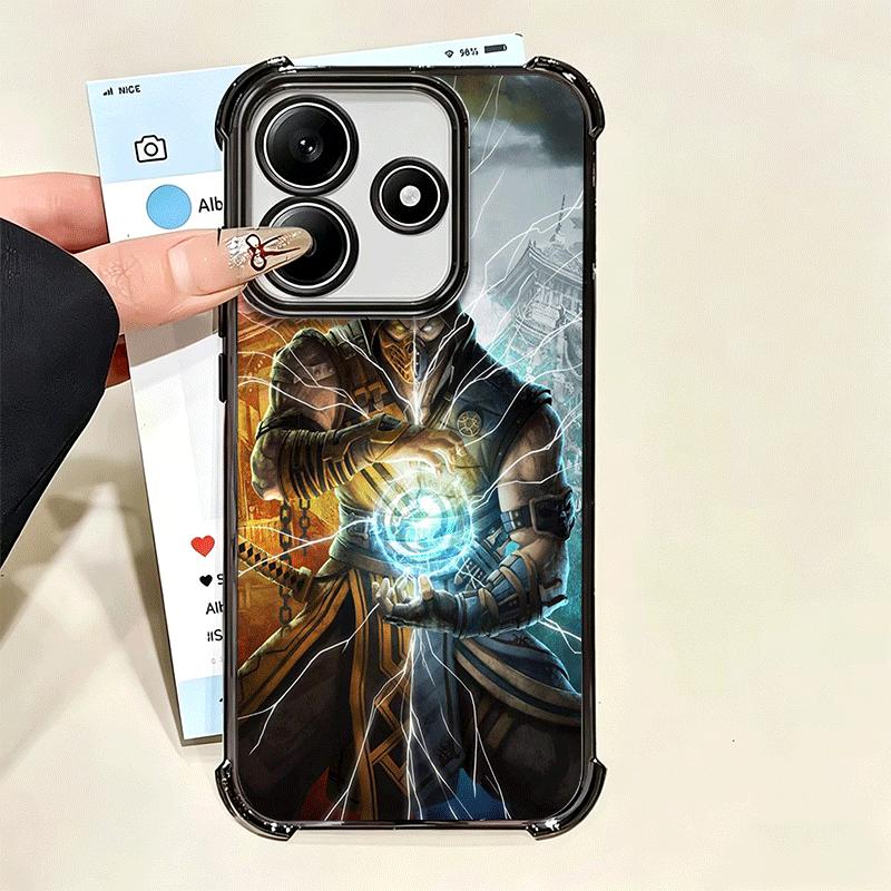 Mortal Kombat Game Soft Phone Case For Xiaomi Poco X7 X8 Pro Max X6 X5 X3 F8 Ultra F7 M8 M7 M5S Redmi 15C 15A 15 14C 13C 12C 13