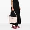 Longchamp Fashion Versatile Leather And Cowhide Shoulder Bag Women bags Nude 10189987542