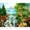DIY 5D Diamond Mosaic River Landscape Diamond Painting Cross Stitch Set Diamond Embroidery