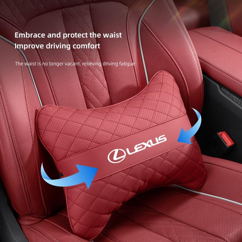 MVTT4 Car Neck Pillows Car Headrest Cushion Support Seat Accessories For Lexus IS300h IS250 RX350 NX300h LX570 RX450h CT200h ES350 R