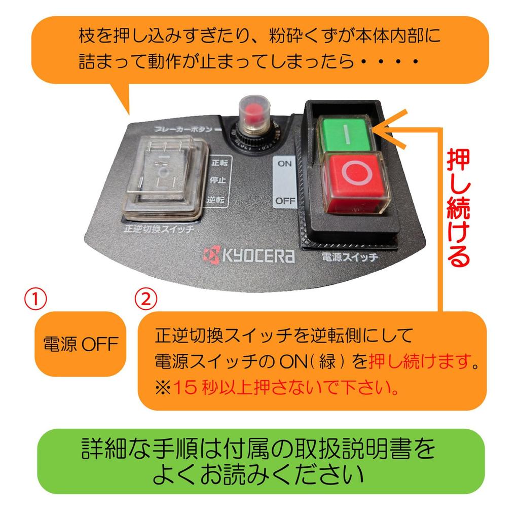 Садовый измельчитель Kyocera Old Ryobi 669050A обрезает ветки с помощью лезвия с низким лезвием. Измельчает толстые ветки. Максимальный диаметр измельчения 30 мм. Вес В комплекте