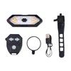 USB Rechargeable Wireless Remote Control Bicycle Tail Light Turn Signal LED Rear Light for Road Mountain Bike Riders