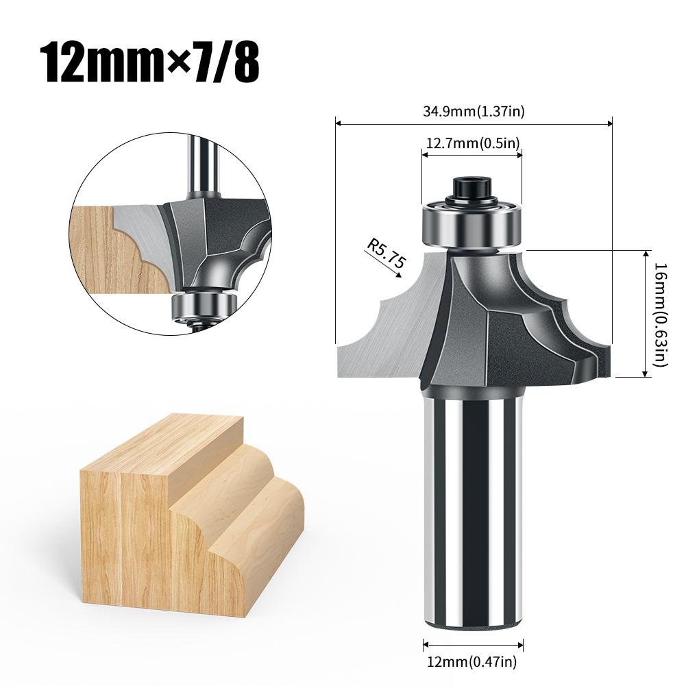 Нож Double R Line 1/4 Ручка 1/2 Ручка Головной подшипник, Нож для линий шкафа Декоративный нож для линий, Резьба и отделка Деревообработка