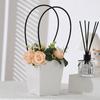 1PC Wedding Party Favor Flower Box Kraft Paper Packaging Bag Handbag Waterproof Gift Packing Bags