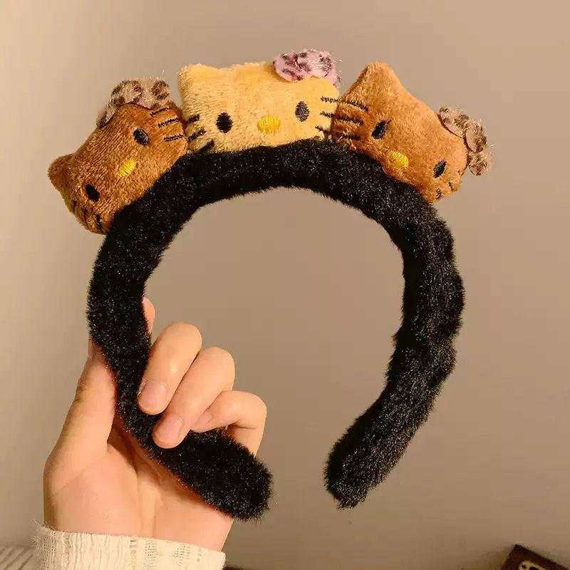 Cute Panda Plush Makeup Headband for Women – Cartoon Ear Design