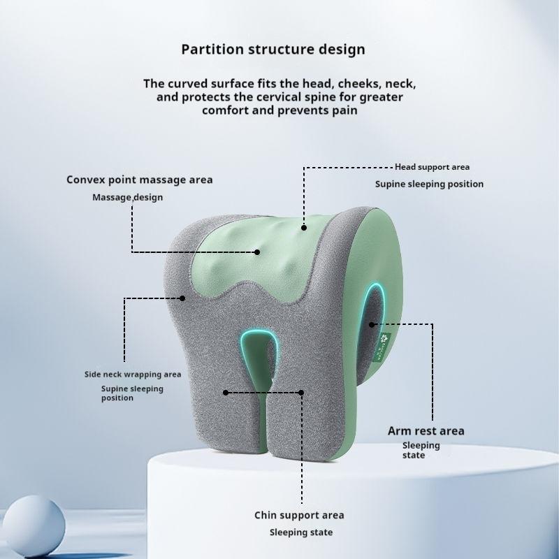 Подголовник для офисного кресла Подушка для поддержки головы, шеи, плеч Эргономичная подушка для облегчения боли в шее с эффектом памяти для путешествий Подушка для сна