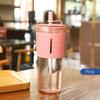 1 шт. 710 мл / 24 унции Большая емкость Кофейная кружка | Пластиковая термостойкая Спортивная бутылка для воды, Многоразовые стаканы с трубочками