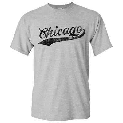 Мужская футболка Chicago City Baseball Script Hometown