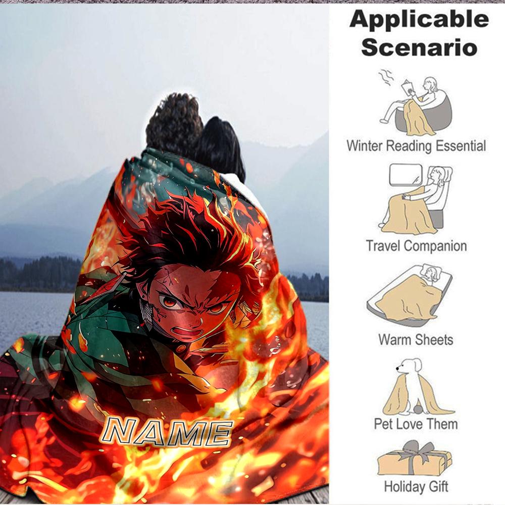Custom 1pc Heroes Night Sky Blanket, Soft And Comfortable Blanket, Casual Warm, Camping Travel Blanket, Birthday Gift Q91228