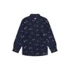 MLB MONOGRAM 24FW Denim Shirt Unisex Dark Marine Blue 3ADRM0244-50NYD