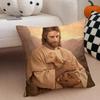 Classical Sacred The LLamb of God Cushion Cover Throw Pillow Cover Hidden Button Durable Polyester Chair Cushion