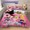 Winx Club Friendship Print 3Pcs Bedding Setduvet Cover With 2 Bedropillowcase Home Birthday Gift
