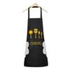 Stylish Waterproof & Stain-Resistant Unisex Wipeable Aprons for Kitchen & Home, Korean Style.