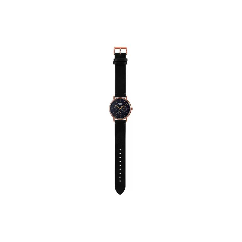 Casio Серия STANDARD Модные Бизнес Ретро Классические Трехглазые и Шестистрелочные Кварцевые Механизм Ремешок из Натуральной Кожи Японские MTP-E320RL-1EVDF