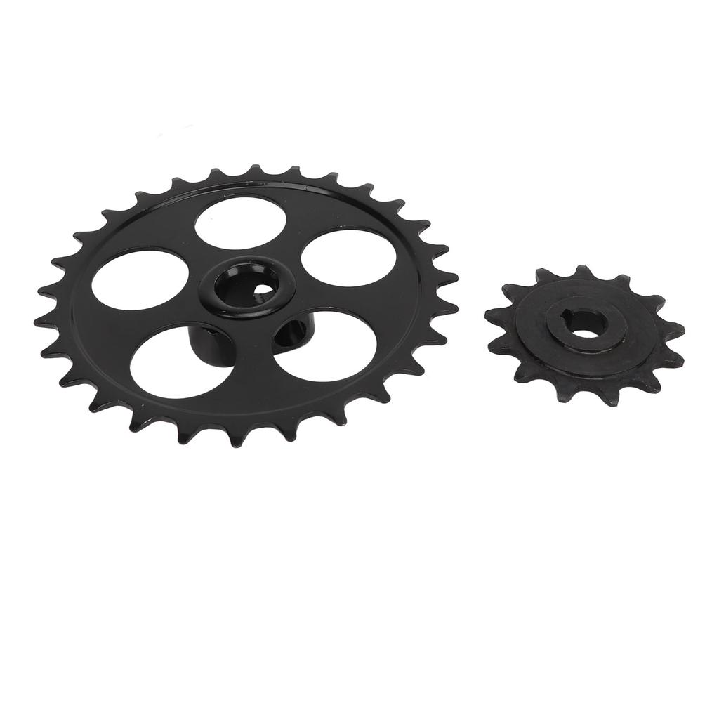 410 28T Sprocket 13T Sprocket Kit Carbon Steel Sprocket Accessory for DIY ATV Motorcycle Bicycl