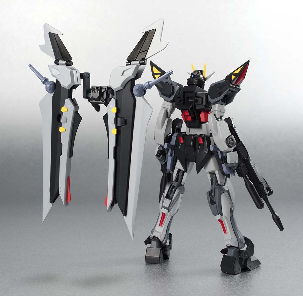 TAMASHII NATIONS ROBOT Spirits Mobile Suit Gundam SEED STARGAZER Strike Noir 140 мм окрашенная подвижная фигурка CE73 [БОКОВАЯ ЧАСТЬ MS] Приблизительно. АБС и ПВХ