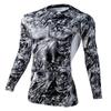 Long Sleeve Compression Inner Size White 75174 G-Dragon Cool-Touch Shirt, L, 175cm, Camouflage,