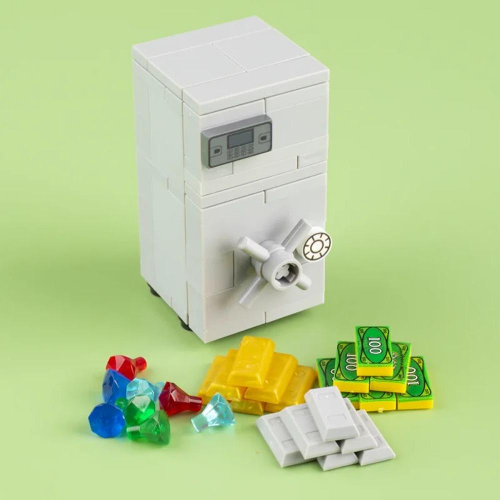 MOC Precious Deposits Building Blocks Treasure Pirate Map Gold Ore Silver Brick Box Diamond Bricks Toys Gift