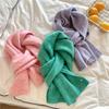 New Solid Color Scarf For Women In Spring And Autumn Versatile Ribbon Wrist Strap Headband Fashionable Decoration Student Neck Protection Small Scarf