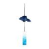 Japanese Goldfish Furin Windchime Cast Iron Temple Garden Home Decor Blue